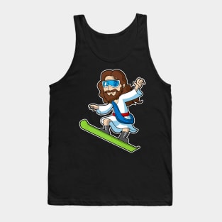 Snowboard Jesus Lover Tank Top